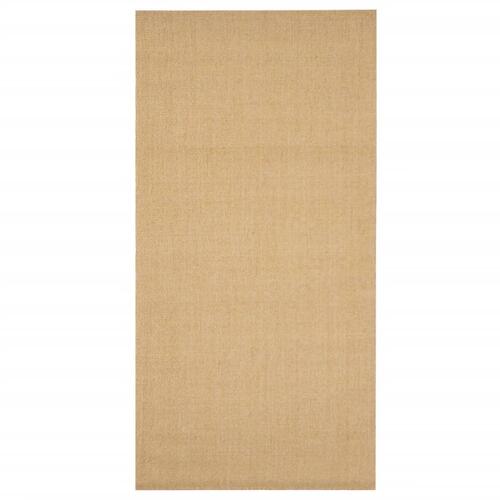 Gulvtæppe 100x200 cm naturlig sisal sandfarvet