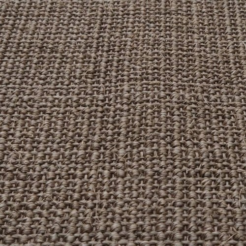 Gulvtæppe 80x150 cm naturlig sisal brun