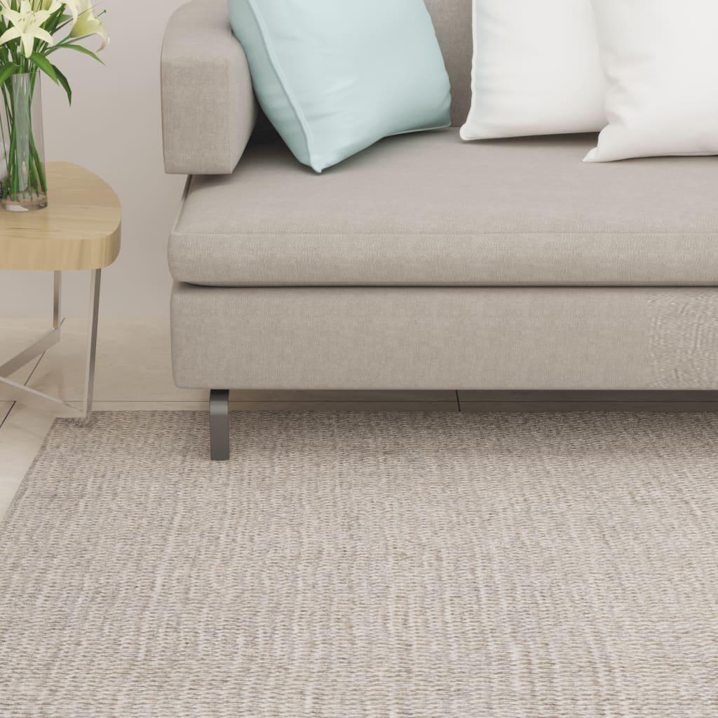 Gulvtæppe 80x250 cm naturlig sisal sandfarvet