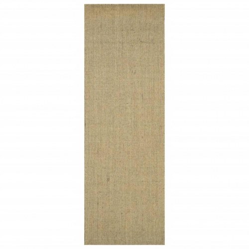 Gulvtæppe 66x200 cm naturlig sisal grøn