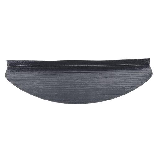 Trappemåtter 15 stk. 65x22,5x3,5 cm selvklæbende grå