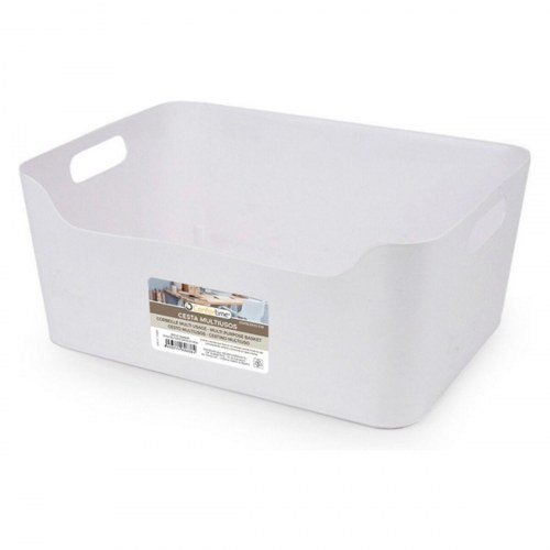 Confortime multibrug kurv - hvid, 19 × 13,5 × 8 cm