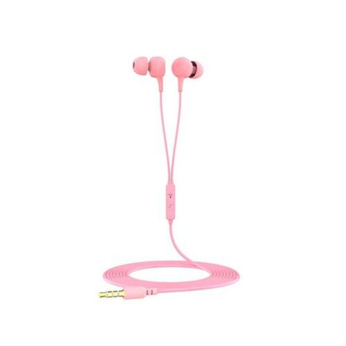 Hovedtelefoner med mikrofon KSIX Pink