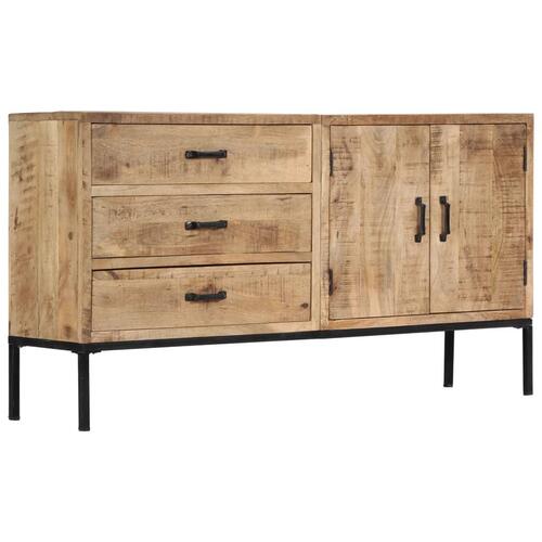 Skænk 140x35x75 cm massivt mangotræ