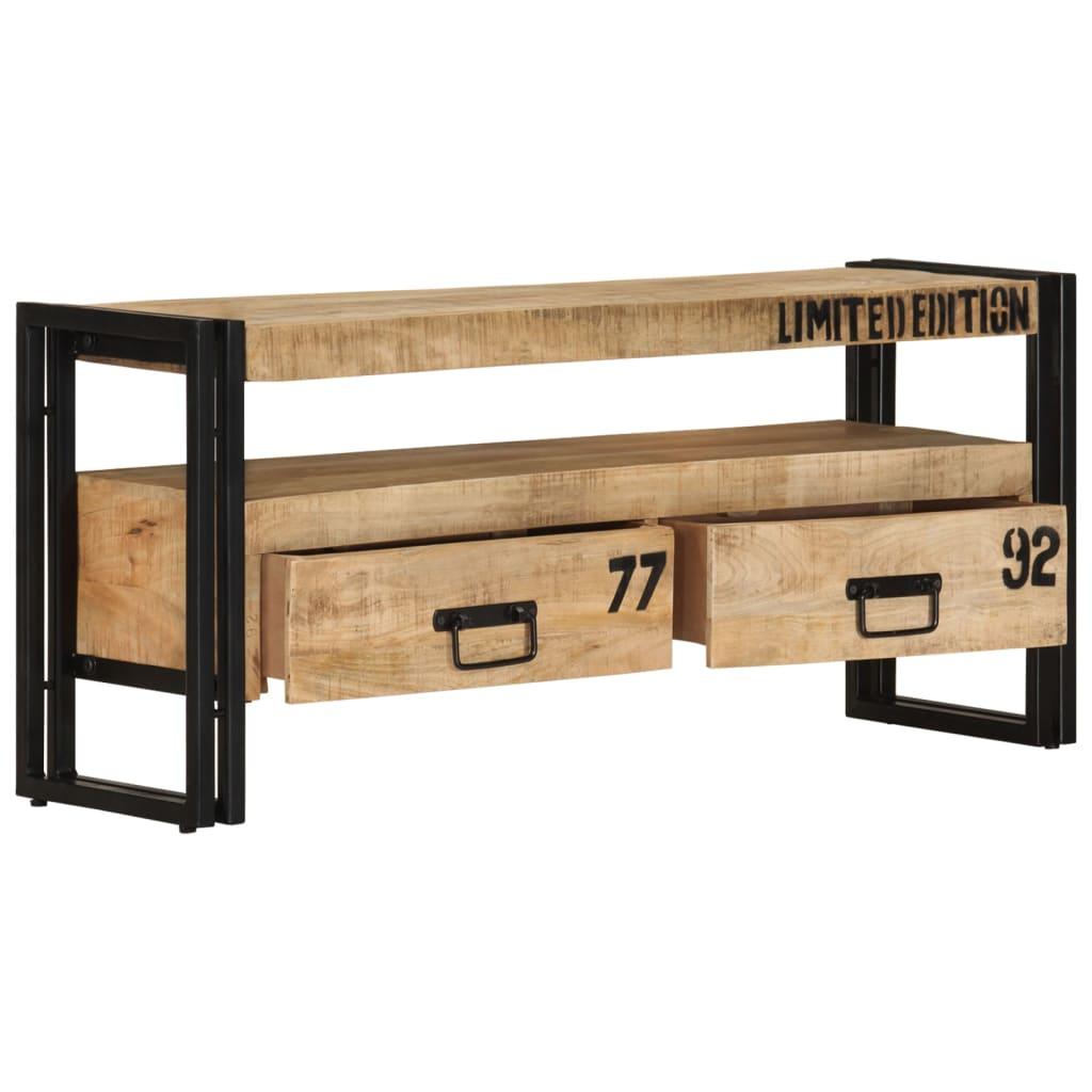 Tv-skab 100x30x45 cm massivt mangotræ