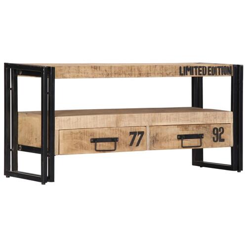 Tv-skab 100x30x45 cm massivt mangotræ