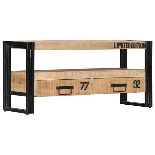 Tv-skab 100x30x45 cm massivt mangotræ