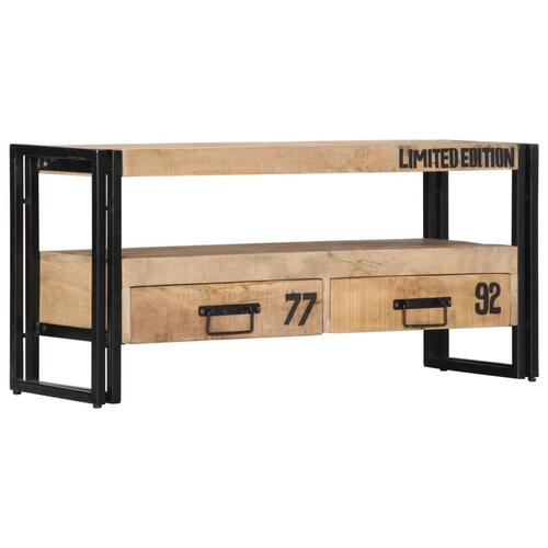 Tv-skab 100x30x45 cm massivt mangotræ