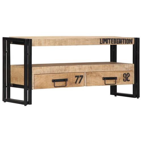Tv-skab 100x30x45 cm massivt mangotræ