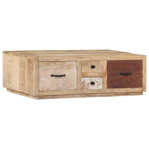 Sofabord 90x60x30 cm massivt mangotræ
