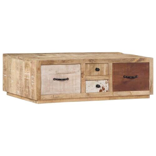 Sofabord 90x60x30 cm massivt mangotræ