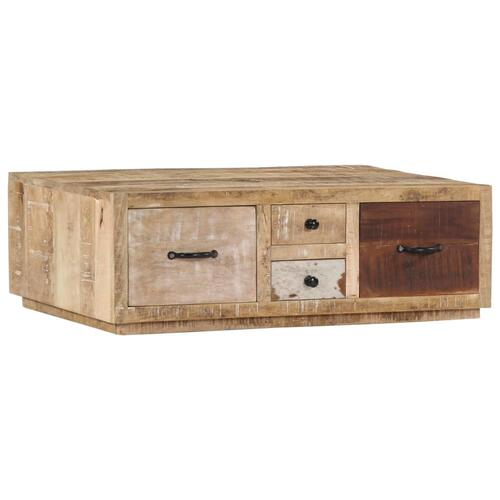 Sofabord 90x60x30 cm massivt mangotræ