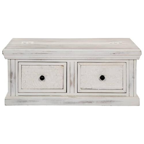 Sofabord 70x70x30 cm massivt mangotræ