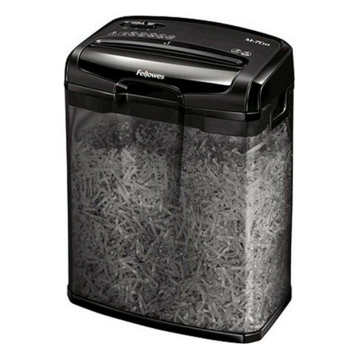 Makulator micro-cut Fellowes M-7CM 13 l - 7 ark, sort
