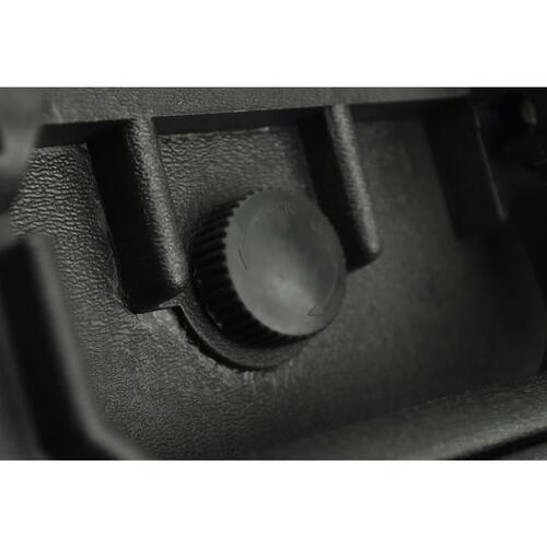 Hard-case transporttaske med skum 35 L sort