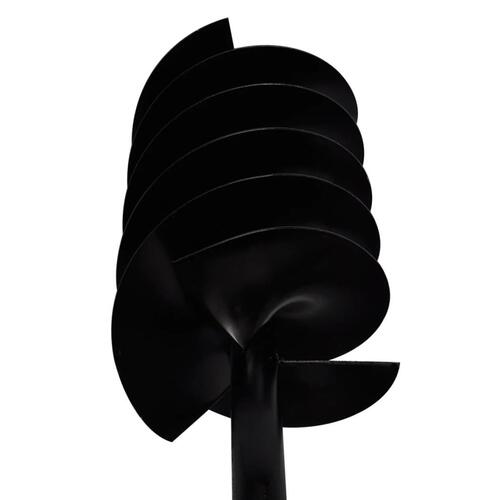 Pælebor med håndtag, 180 mm, med forlængerrør, 13 m, stål