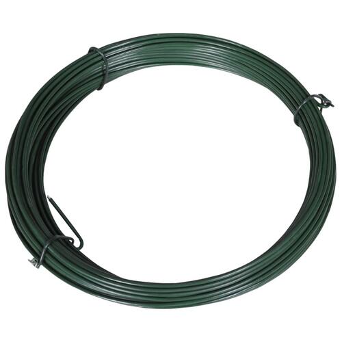 Hegnstråd 25 m 1,4/2 mm stål grøn