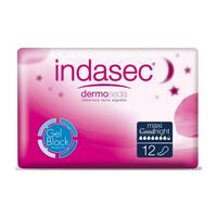 Inkontinens Hygiejnebind Dermoseda Good Night maxi Indasec 1233-39871 (12 uds) ()
