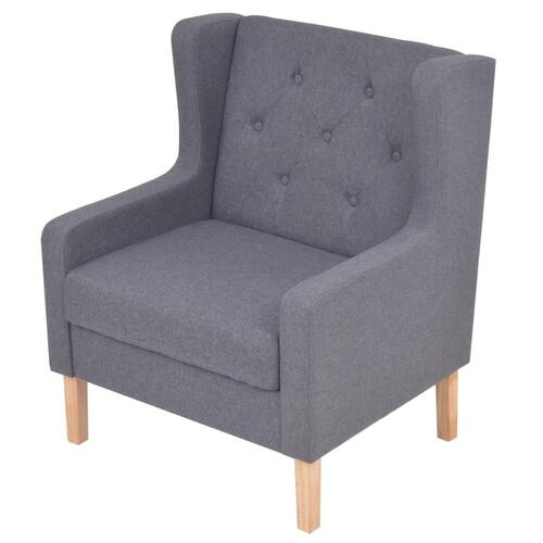 2 personers sofa stof grå