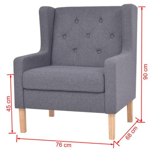 2 personers sofa stof grå