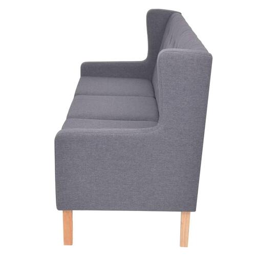 2 personers sofa stof grå