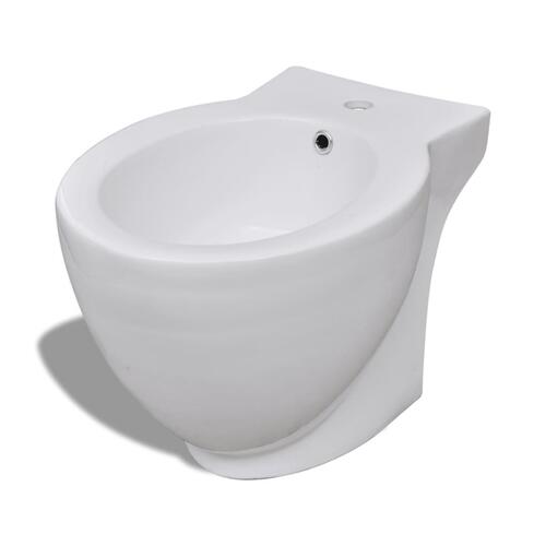 Bidet stående keramik hvid