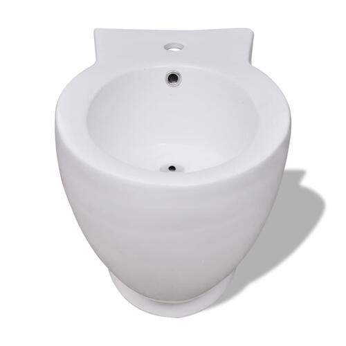 Bidet stående keramik hvid