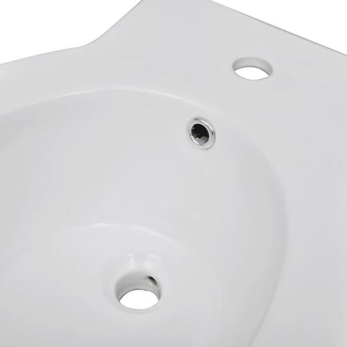 Bidet stående keramik hvid