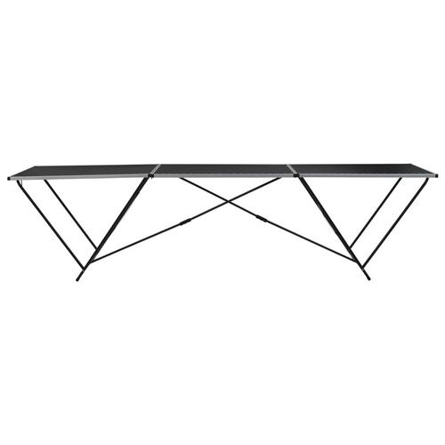 Klapbord til tapetsering MDF og aluminium 300x60x78 cm