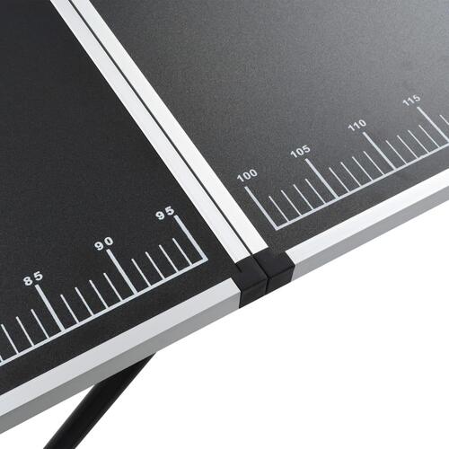 Klapbord til tapetsering MDF og aluminium 300x60x78 cm