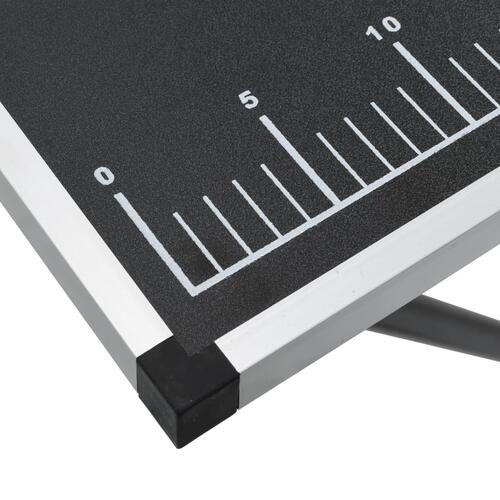 Klapbord til tapetsering MDF og aluminium 300x60x78 cm