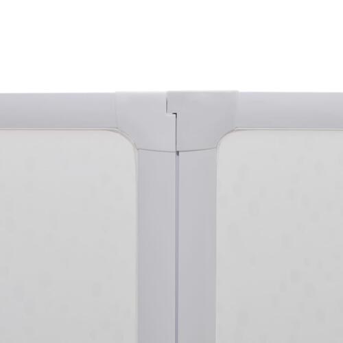 Bad Skærm 140 x 168 cm 7 Foldbare Paneler med håndklædeholder