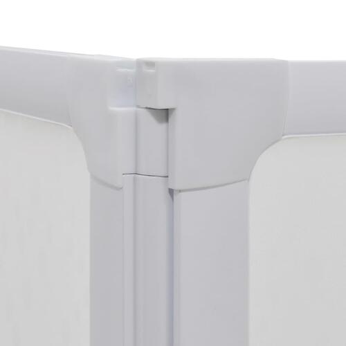Bad Skærm 140 x 168 cm 7 Foldbare Paneler med håndklædeholder