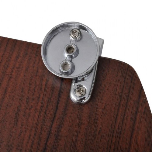 Toiletsæde MDF låg enkelt design brun