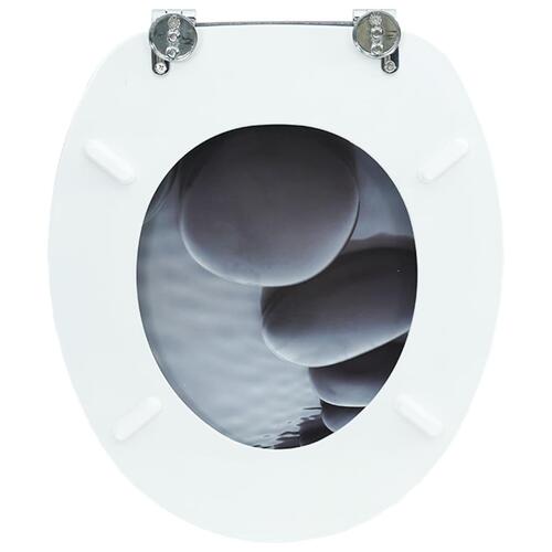 Toiletsæde MDF låg sten