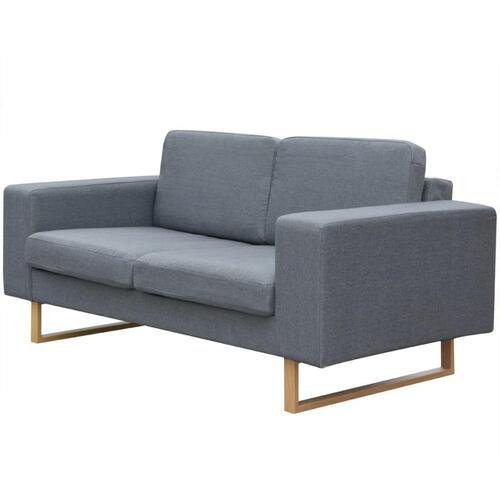 2-sæders og 3-sæders sofasæt i lysegrå