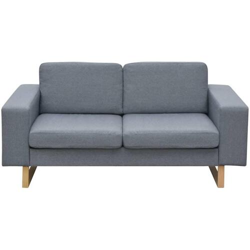 2-sæders og 3-sæders sofasæt i lysegrå