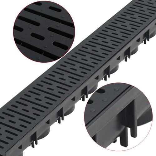 Afvandingskanaler plastik 3 m