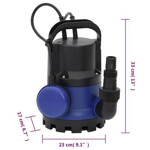 Elektrisk havedykpumpe til urent vand 400 W