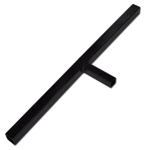 Jordbor med håndtag, 100 mm dobbelt spiraler stål, sort