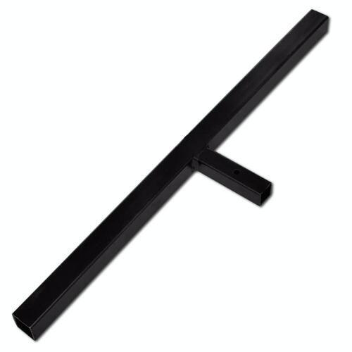 Jordbor med håndtag 120 mm dobbelte spiraler stål sort
