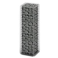 Gabionkurv med låg galvaniseret ståltråd 100 x 30 x 30 cm