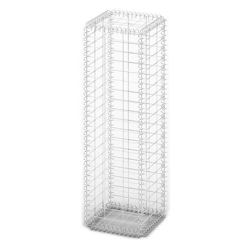 Gabionkurv med låg galvaniseret ståltråd 100 x 30 x 30 cm