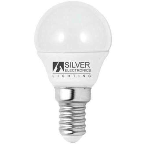 Sfærisk LED pære E14 5 W 6000K - Silver Electronics Eco
