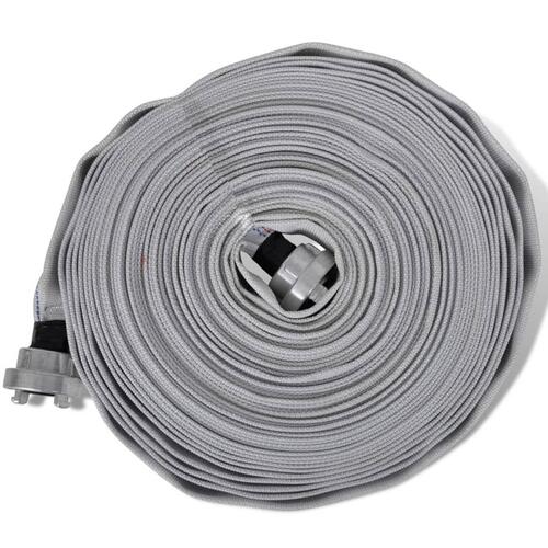 Brandslange flad 30 m med D-Storz koblinger 1 tomme