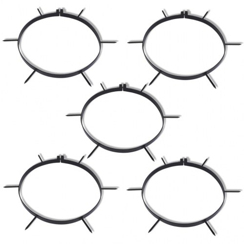 5-delt sæt af perlator klemmer med pigge Diameter 30 cm