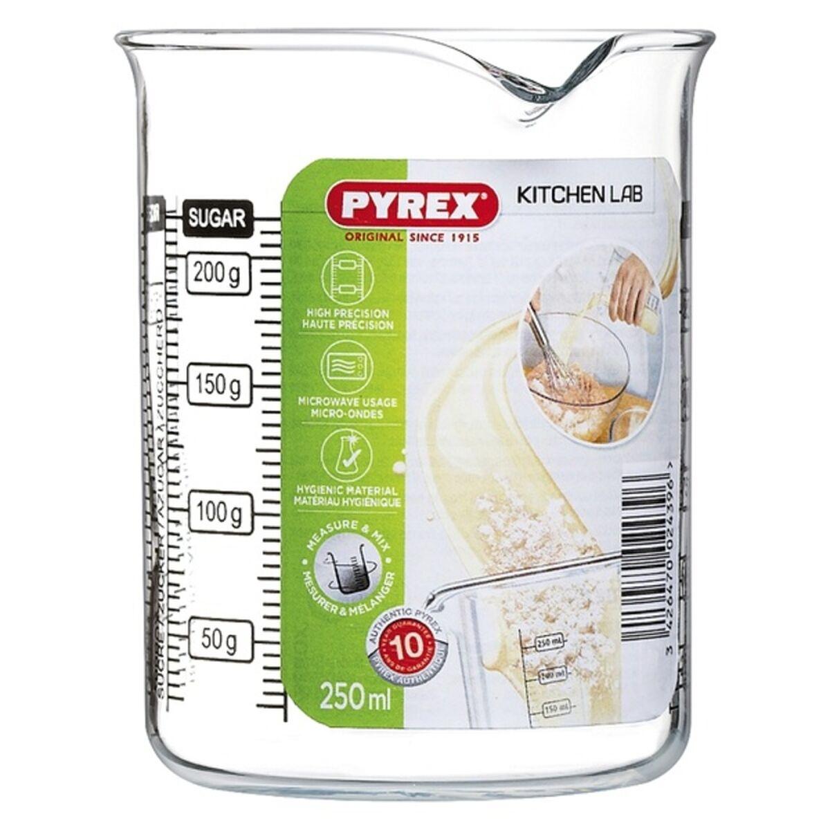 Målebæger i glas 0,25 l - Pyrex Kitchen Lab