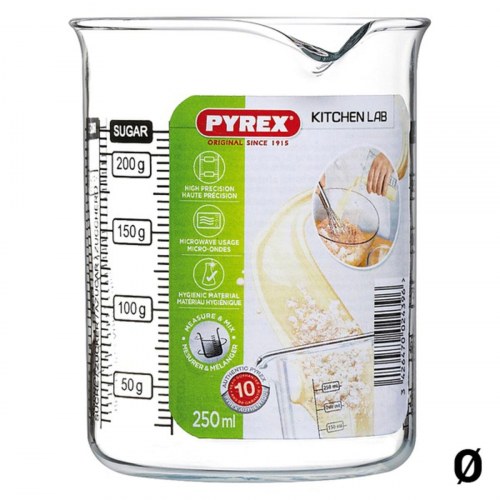 Målebæger i glas 0,25 l - Pyrex Kitchen Lab