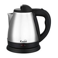 Kedel COMELEC D227990 1,2 L 1600W Hvid Sort Sort/Sølvfarvet Sølvfarvet Rustfrit stål 1200 W 1600 W 1 L