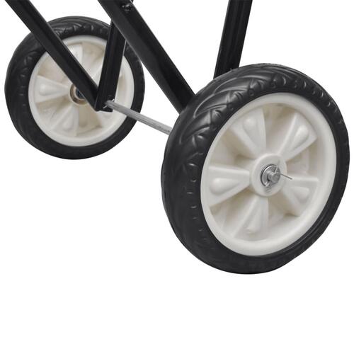 Metal Sammenfoldelig Saddle Rack med hjul